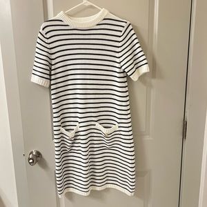 Zara Stripped Knot Dress. Size medium. Never worn!